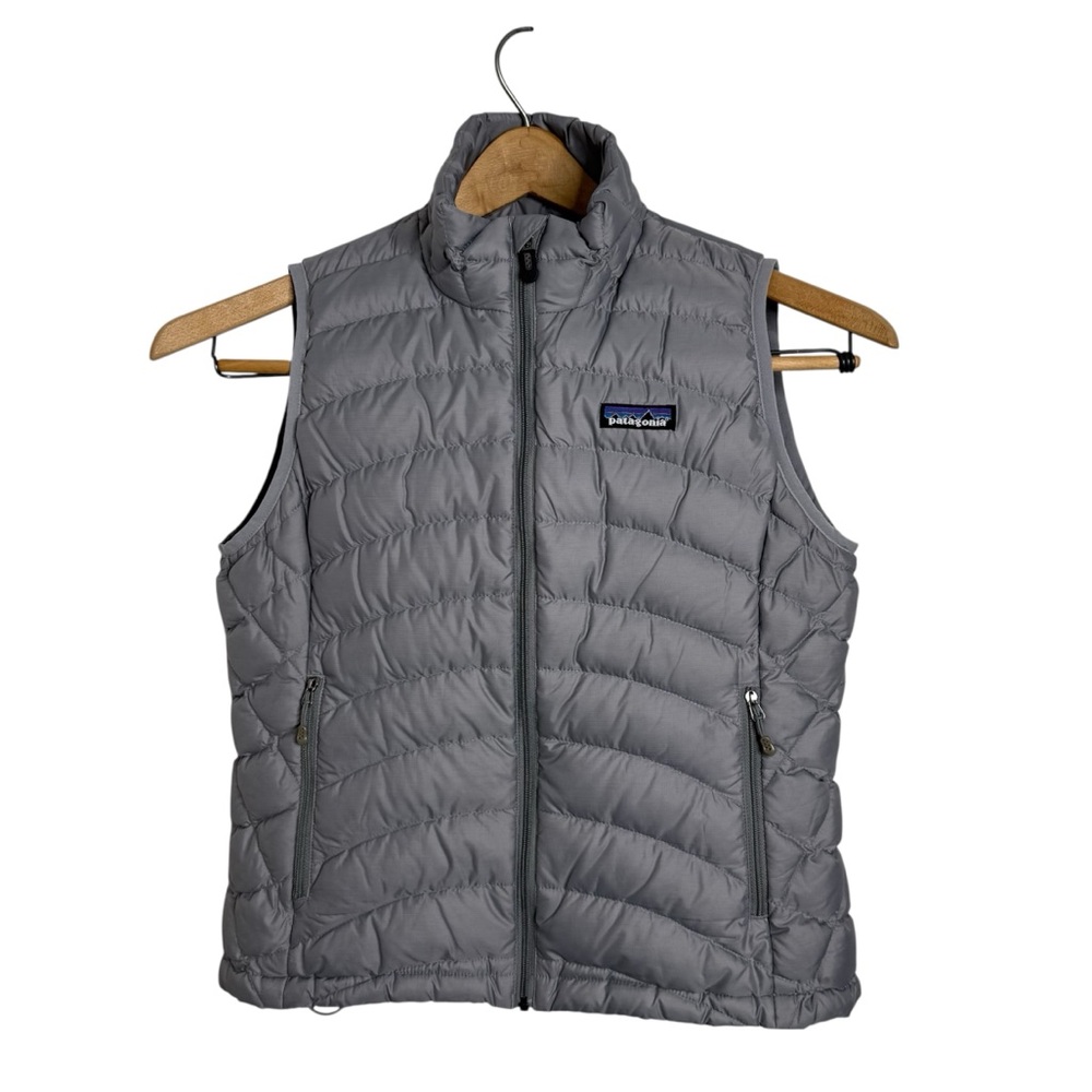 Patagonia Women's S Gray Goose Down Sweater Vest Puffer Outdoor Gorpcore Hiking